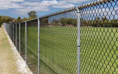 China Black PVC CoatedChain Link Panels Fence/Cyclone Fence 1.8m*10m*50mm*50mm for sale