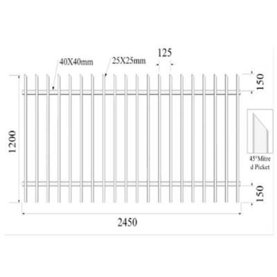 China Hercules Fence Panels 2100mm X 2400mm, High-Quality Hercules Steel Security Fencing for sale
