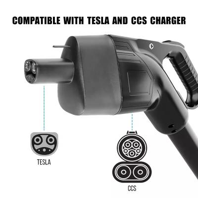 China 175KW CCS1 Adapter Supercharger Replacement For Tesla Model S/X/3/Y IP55 CCS Combo 1 To TPC Charging Adapter for sale