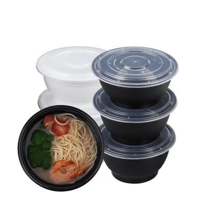 China Microwave Safe Transparent Disposable Bowls PP 800ml for sale