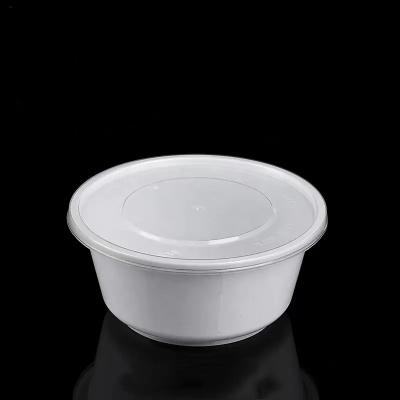 China 800ml Cold Resistance Transparent Disposable Bowl Round for sale