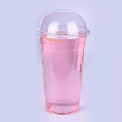 Китай PP персонализировали ясные пластиковые чашки с крышками приглаживают поверхность продается