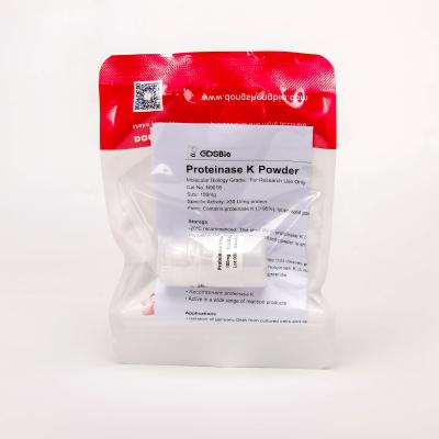 China Molecular Biology Grade Proteinase K Powder N9016 100mg for sale