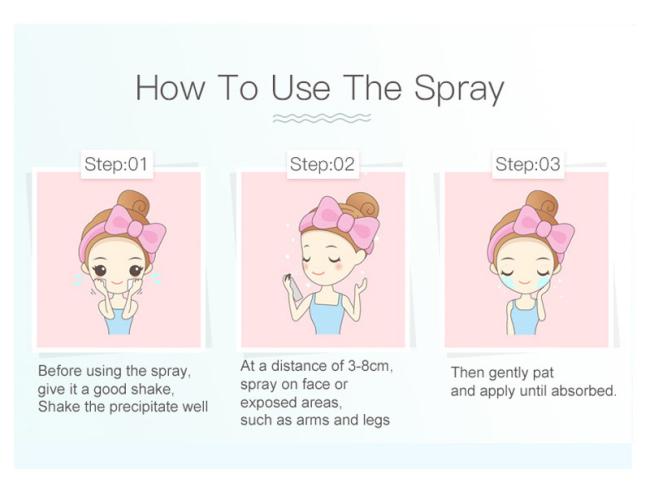 sun block spray
