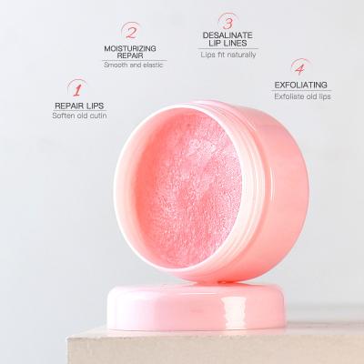 China El labio de aligeramiento del OEM friega bálsamo de labios rosado de Exfoliator y friega 10g en venta