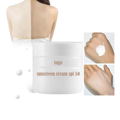 Chine SPF 50 protection solaire des cosmétiques PA+++ de maquillage de visage de crème d'écran de Sun à vendre