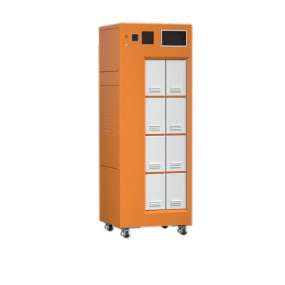 China Orange Electric Motorcycle Swappable Battery 8 Shared AC200V~240V for sale