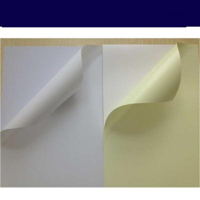China 0.5mm Self-Adhesive Rigid Transparent PET Film Top PVC Sheet for Album /  Self Adhesive PVC for sale