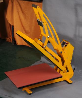 China Auto - Open Heat Transfer Machine , Yellow Color Heat Press Transfer Printer for sale