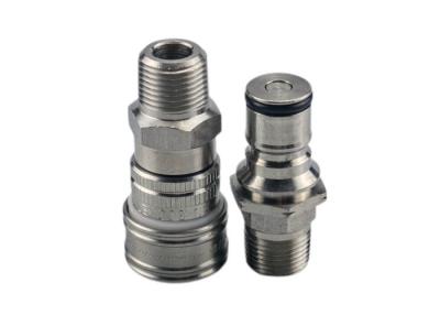 China 1500psi 0.25'' Nominal Stainless Steel Quick Coupling for sale