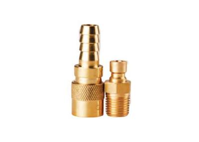 China Non Valve Brass Quick Coupler For Line Modular 1.5Mpa for sale