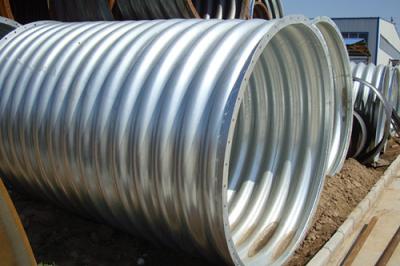 China Corrugated Steel Pipe / Steel Pipe is one of the important parts of Highway Engineering for sale