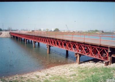 China 60m Compact Bailey Bridge Great Stability And Long Fatigue Life for sale