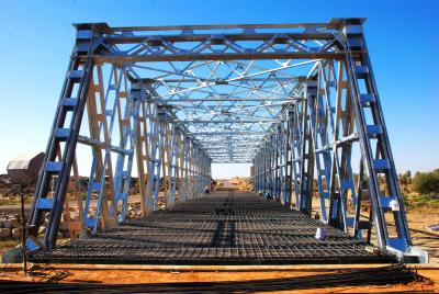 China 40-120m Deck Truss Bridge Pedestrian Truss Bridge Steel Beam Bridge for sale