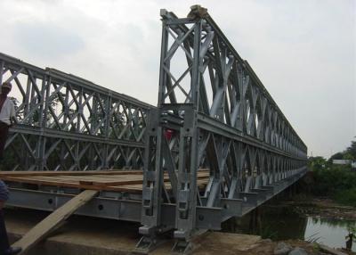 China Deck Type Steel Deck / Wood Deck Steel Truss Bridge Bailey Suspension Bridge for sale