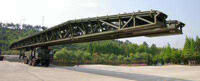 China Flexibility 51m Large - Span Mechanized / Emergency Bridges / Single Suspension Bridge for sale