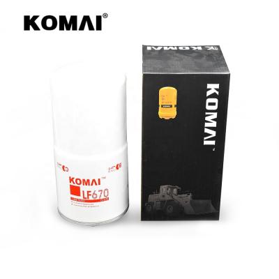 Китай фильтр для масла KOMATSU веса 0.7kg, элемент фильтра для масла LF670 двигателя дизеля продается
