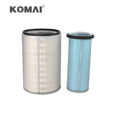 China High Flow Air Filter , Excavator Car Engine Air Filter 6125-81-7031 A-5653-S 50C0411 for sale