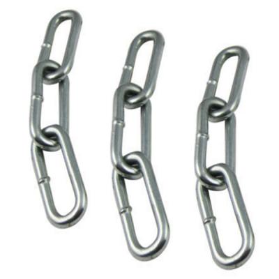 China Long Round Steel Link Chain DIN5685C For Lifting Hot Dip Galvanized for sale