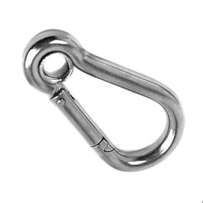 China DIN5299 A Stainless Steel Snap Hook With Eyelet M4x40 To M13x160 for sale