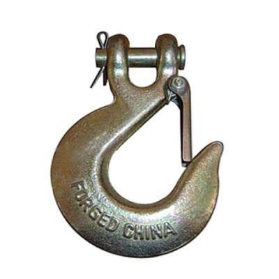 China Alloy Steel G80 Hook Zinc Plated Clevis Slip Hook With Latch for sale