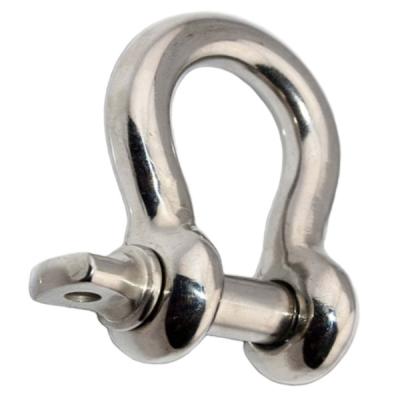 China 2 - 120 Tons Stainless Steel Rigging Hardware Large Bow Shackle SGS for sale