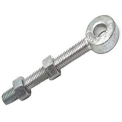 China BZP  Electric Power Fittings Galvanized Mild Steel Eye Bolt for sale