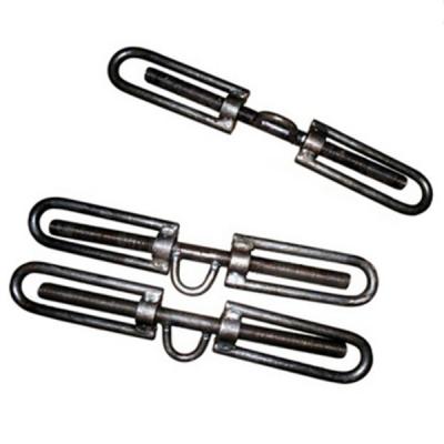 China Hot Dip Galvanized Turn Buckle Carbon Steel Hamburger Turnbuckle D - D 13T To 30T for sale