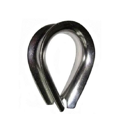 China Stainless Steel G411 Wire Rope Thimble 1/8in for sale