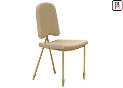 China Nordic Velvet Dancing Chair Stainless Steel Restaurant Chairs With Arrowhead Gold Leg for sale