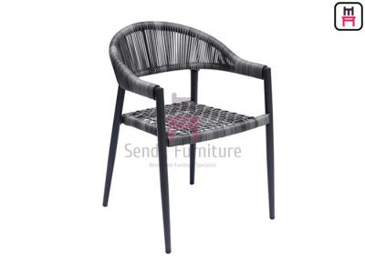 China 0.43cbm PE Rattan Aluminum Garden Chair Power Coating Outdoor Furniture for sale