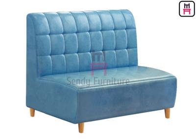 China 3.5feet 0.8cbm Upholstered Booth Seating Sqaured Stitching Back for sale