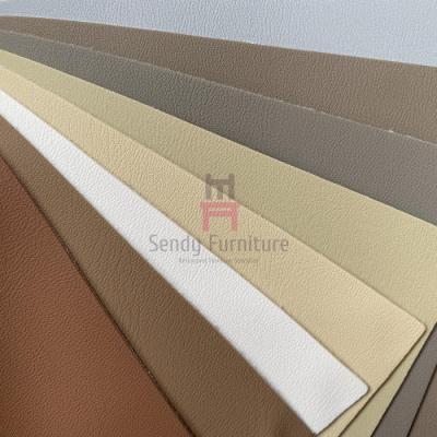 China Thickness 2.0mm Furniture Upholstered Micro Fiber Leather Lichee Grain for sale