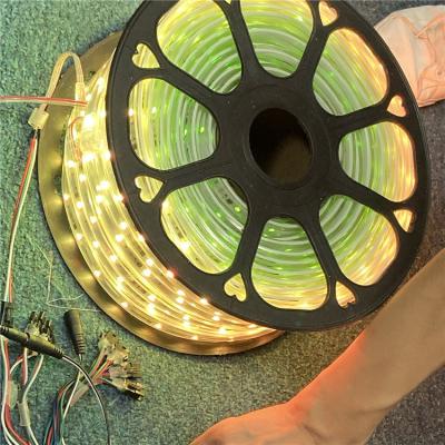 China 50m roll 24v High-tech Manufacturer Supply Digital RGB IC Light Magic Dream Color Pixel Programmable Led Strip for sale