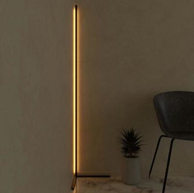 China 140cm Warm White Linear Led Floor Lamp European Style For Home Decor for sale
