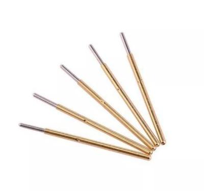 China DIP T Spring Loaded Micro Coaxial Pogo Pins Gold Plated 1A for sale
