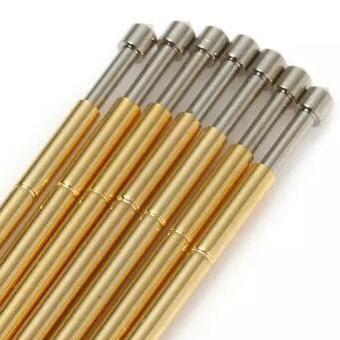 China 1A DIP T Probe POGO Pin Gold Plated Spring Loaded Pcb Test Pins 1.05mm for sale
