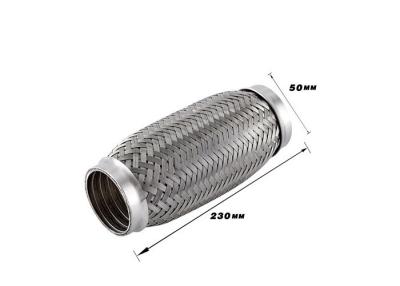 China Metal 2.5 Inch 304 Stainless Flexible Exhaust Pipe With Interlock for sale
