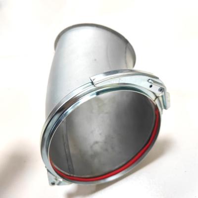 China Hot Dipped Galvanized V Band Clamp 80-600mm Locking Ring for sale