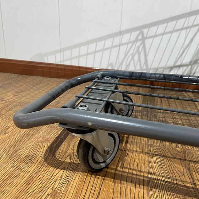 150L Steel Shopping Cart with accessories