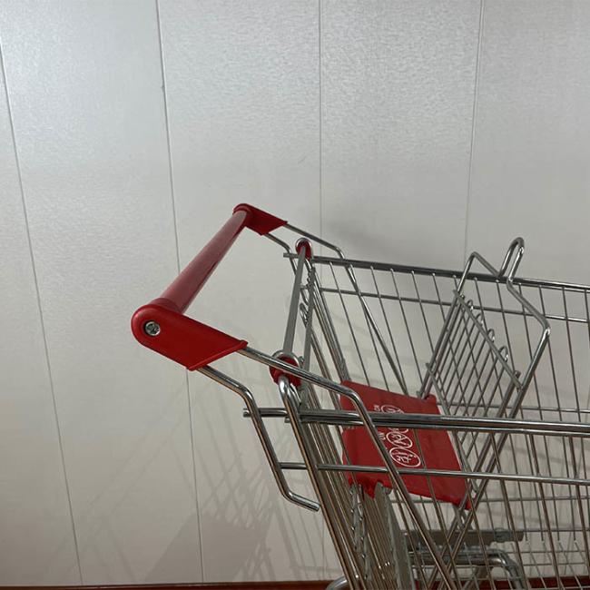 210L American Style Shopping Trolley - Detailed view of storage features and construction