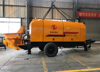 China 130M 80M3/H Concrete Pump Machine Stationary Hydraulic Orange for sale