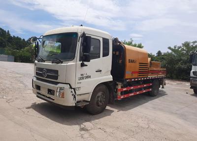 China 100M3/H 20Mpa 118kW Used Concrete Trailer Pump Truck Mounted 2018 Year for sale