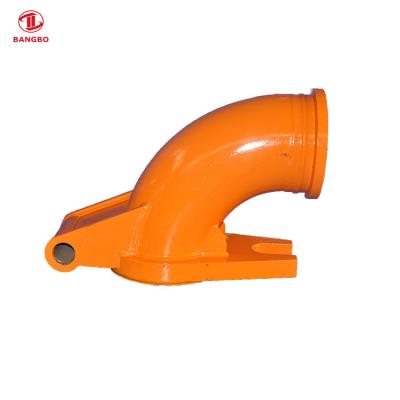China Twin Wall Zoomlion Spare Parts Concrete Pump Hinge Bend Pipe Elbow for sale
