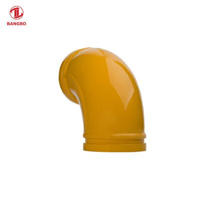 China Zoomlion Concrete Pump Parts Double Elbow Pipe Degree Twin Wall Elbow Pipe for sale