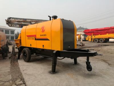 China HBT 80 New Concrete Pump 176kw Concrete Trailer Pump For Construction for sale