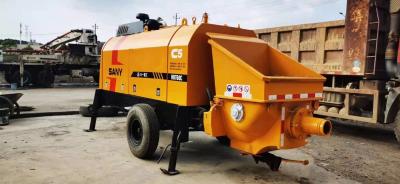 China SAE Certified Used Concrete Trailer Pump 60m3/H 115KW Sany 200Meter Vertical for sale