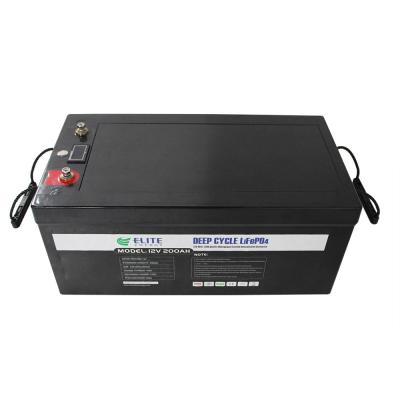 China 2560Wh 12V LiFePO4 Battery 12.8V 200Ah Lithium Ion Battery Pack for sale