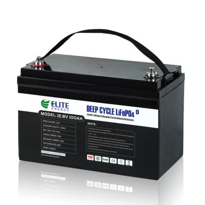 China Rechargeable 12V LiFePO4 Battery 12V 100Ah Lithium Ion Battery For ESS for sale