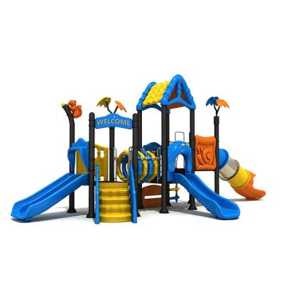 China Commercial Kid Park Playground Slide Plastic Outdoor Entertainment Equipment for sale